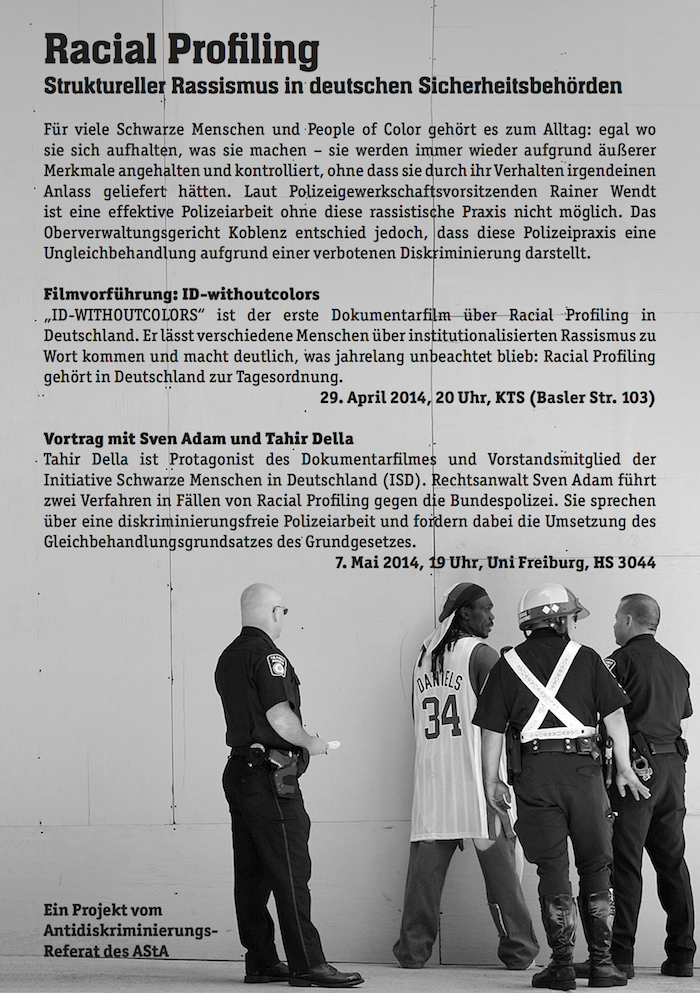 Racial Profiling – Struktureller Rassismus in deutschen Sicherheitsbehörden